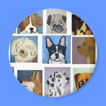 dogs by eric ginsburg magnets