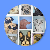 dogs by eric ginsburg magnets