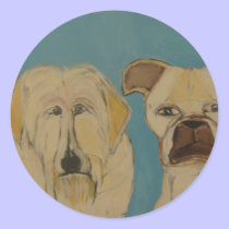 dogs by eric ginsburg stickers
