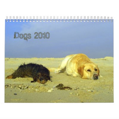 Dogs calendar for 2010 by Rainmountain