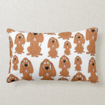 Dogs. Cartoon Hounds. Throw Pillows