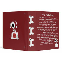 Dog's Daily Diary binders