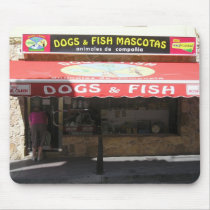 Dogs & Fish mousepads