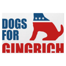DOGS FOR GINGRICH STATIONERY PAPER