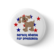 Dogs For Obama buttons