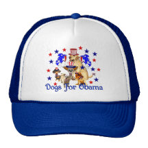 DOGS FOR OBAMA HAT