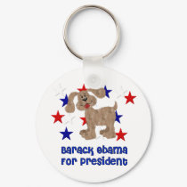 Dogs For Obama keychains