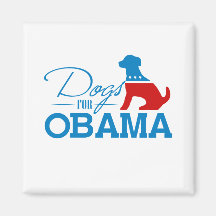 Dogs for Obama - Refrigerator Magnets