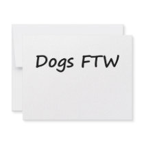 Dogs FTW invitations by szclothingdesigns Dogs FTW invitations