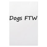 Dogs FTW Personalized Stationery