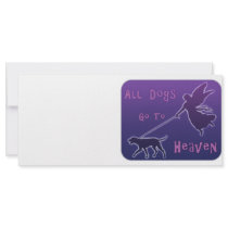 Dogs Go To Heaven rack cards by diane_jacky Dogs Go To Heaven rack cards