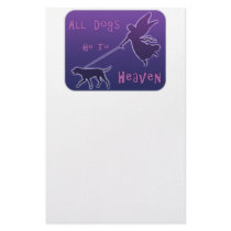 Dogs Go To Heaven stationery
