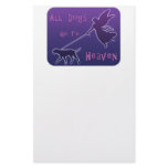 Dogs Go To Heaven Stationery
