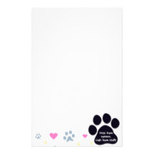 Dogs Have Owners-Cats Have Staff Stationery Design