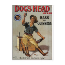 Dog's Head Brand Post Cards