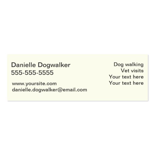Dogs in Bandana- Pet Care Business Business Card Templates (back side)