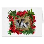 Dogs in Pyracantha Berries New Greeting Cards