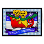 Dogs in Sled cards
