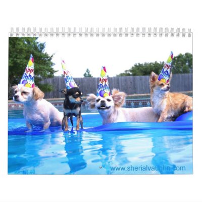 Dogs Living As Humans Funny Calendar