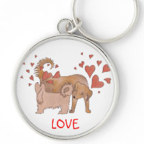 Dogs' Love keychains