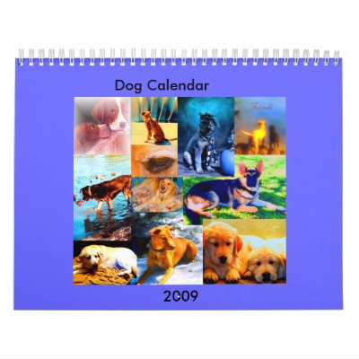 dogs calendar blind