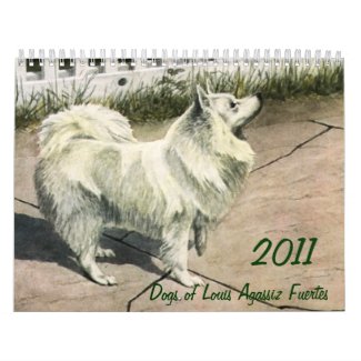 Dogs of Louis Agassiz Fuertes calendar