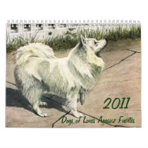 Dogs of Louis Agassiz Fuertes Calendar
