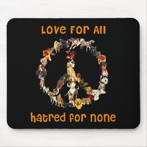 Dogs Of Peace Mouse Mats