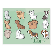 Dogs Postcard postcards