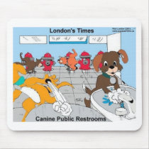 Dogs Public Restrooms Funny Gifts Tees Cards Etc mousepads