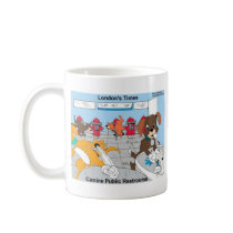Dogs Public Restrooms Funny Gifts Tees Cards Etc mugs