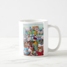Dogs Restaurant Coffee Mugs