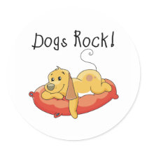 Dogs Rock stickers