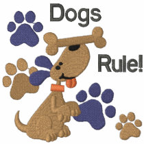 Dogs Rule! embroidered shirts by Diva_Pets Dogs Rule! embroidered shirts