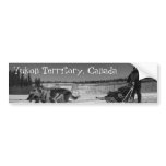 Dogsled Fun; Yukon Territory, Canada Bumper Stickers
