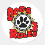 DogsRule_Logo_Color Sticker