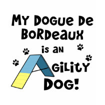 Dogue de Bordeaux Agility Dog t-shirts