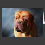 Dogue de Bordeaux Art - Stormy Dogue Greeting Card