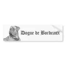 Dogue de Bordeaux bumper sticker bumper stickers by ritmoboxer Dogue de Bordeaux bumper sticker bumper stickers