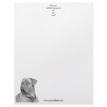 Dogue de Bordeaux letterhead by ritmoboxer Dogue de Bordeaux letterhead