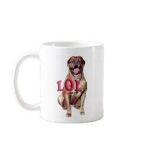 Dogue de Bordeaux LOL mugs by knewfy Dogue de Bordeaux LOL mugs