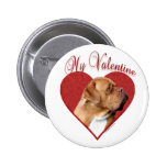 Dogue de Bordeaux My Valentine - Button