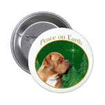 Dogue de Bordeaux Peace Pinback Button