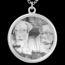 Dogue de bordeaux puppies necklace necklaces