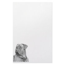Dogue de Bordeaux stationary stationery by ritmoboxer Dogue de Bordeaux stationary stationery