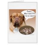 Dogue de Bordeaux Turkey Card
