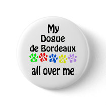 Dogue de Bordeaux Walks Button