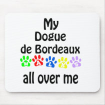 Dogue de Bordeaux Walks Mouse Pads