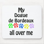 Dogue de Bordeaux Walks Mouse Pads