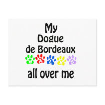 Dogue de Bordeaux Walks Postcard